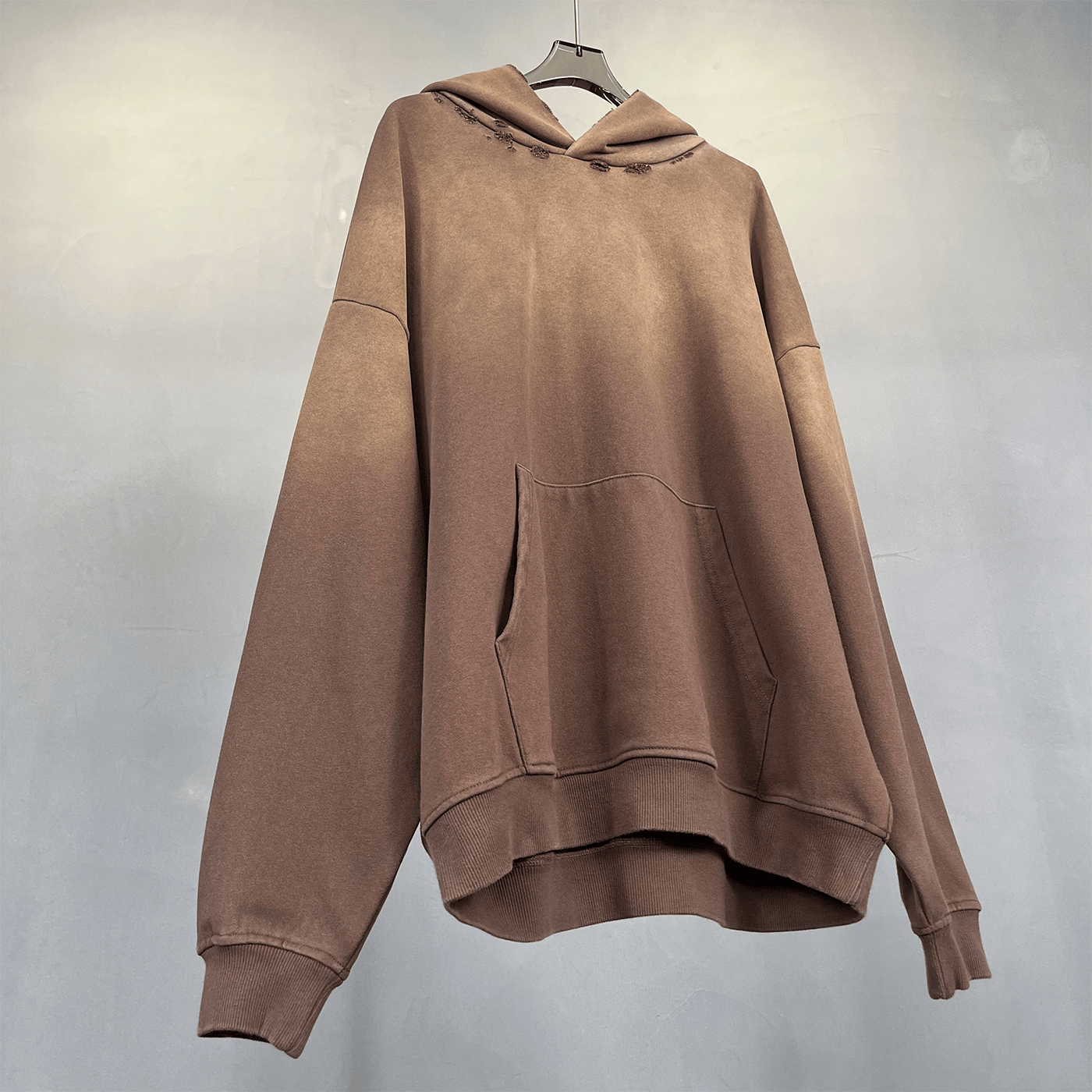 DISTRESSED FADED HOODIE