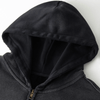 CHARCOAL ZIP-UP HOODIE