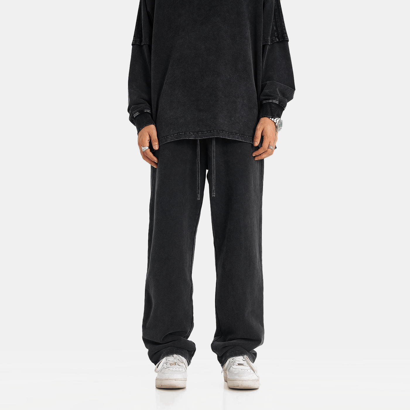 GARMENT DYED SWEATPANTS