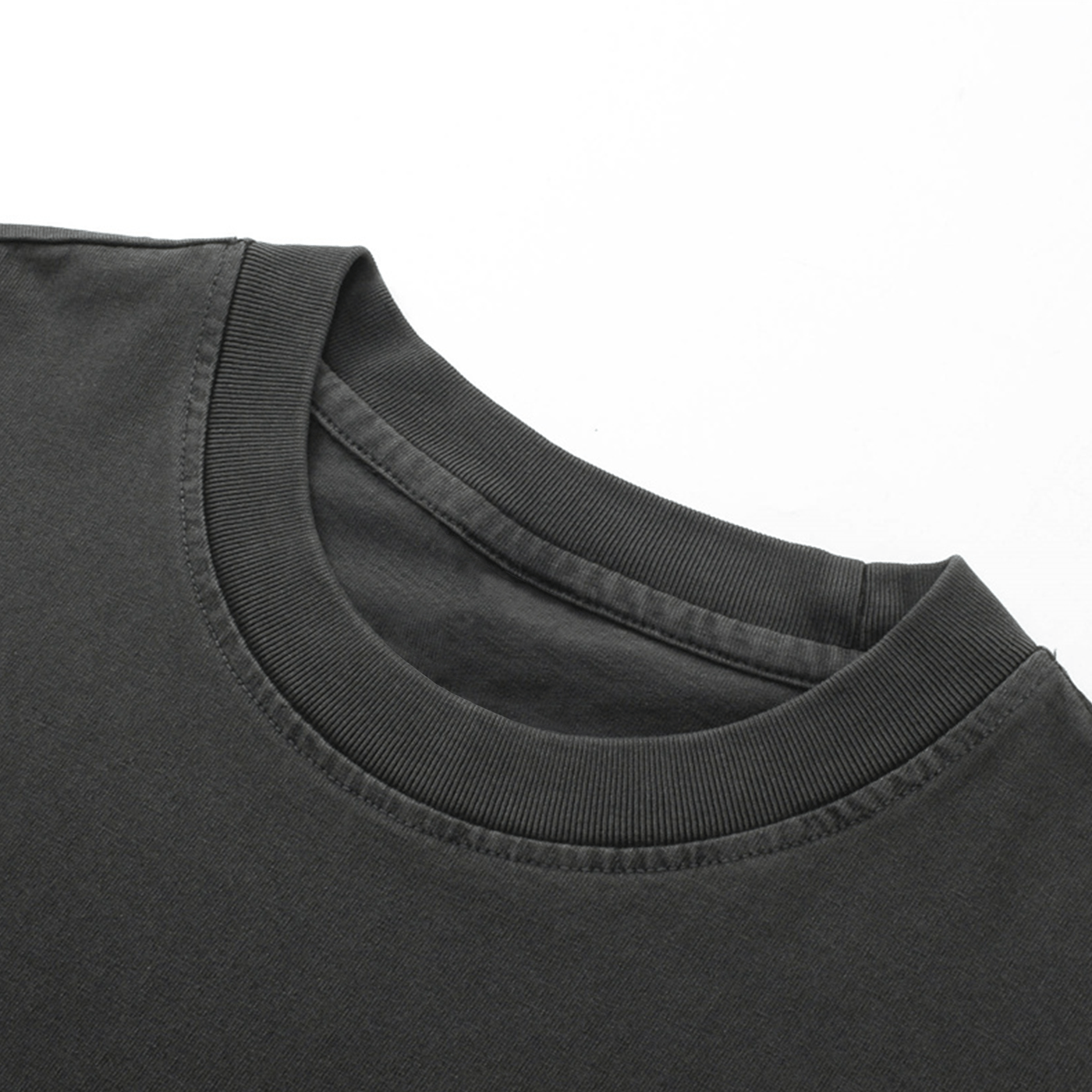 GARMENT DYED T-SHIRT (ASPHALT)