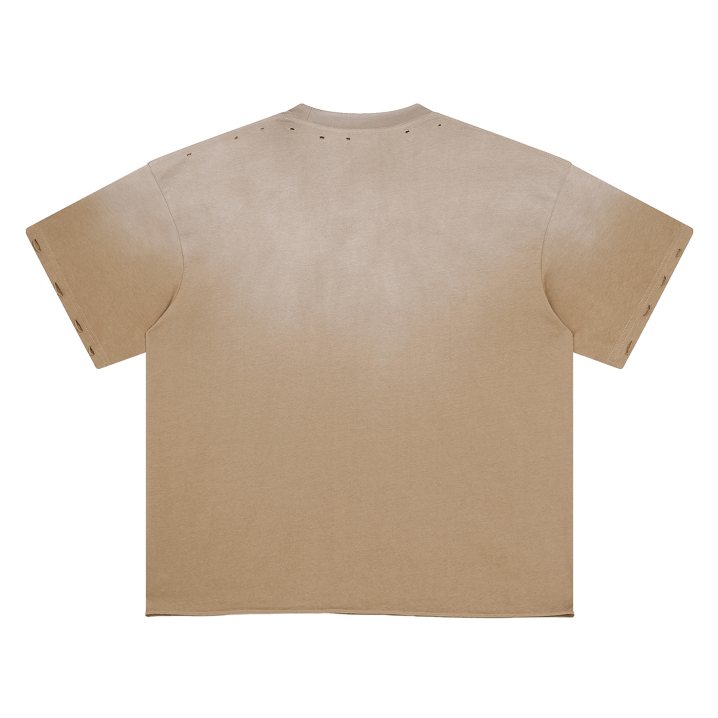 SPRAY WASHED DISTRESSED T-SHIRT