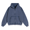 REVERSED ZIP-UP HOODIE