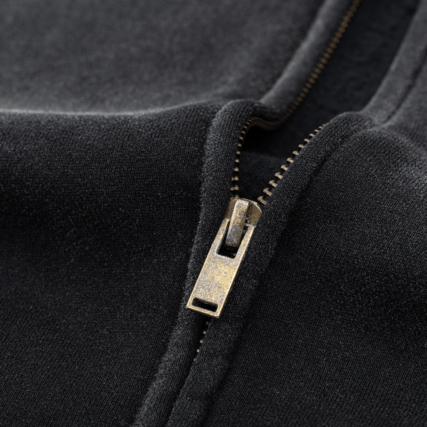 SMOKED ZIP-UP HOODIE