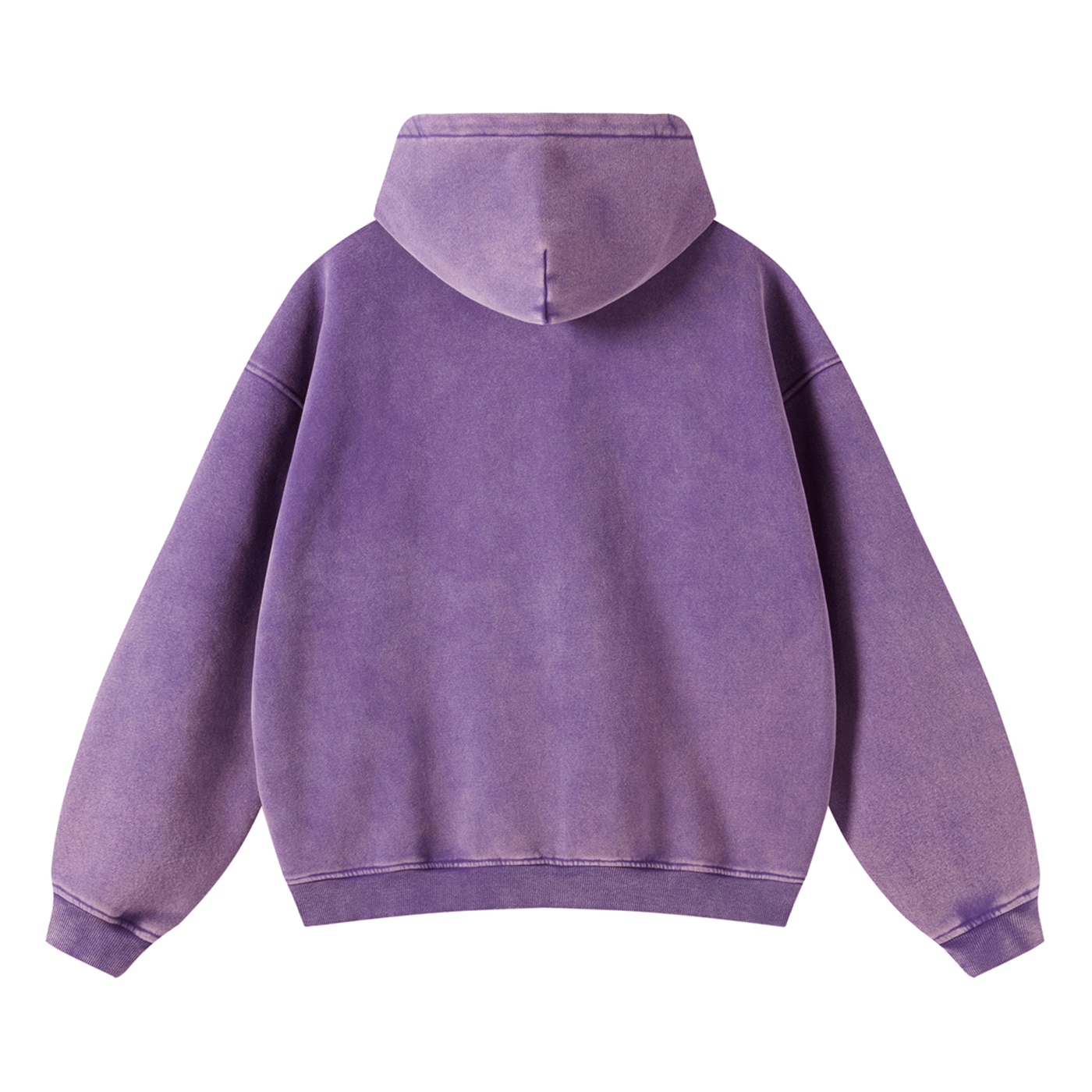 VINTAGE WASHED ZIP-UP HOODIE
