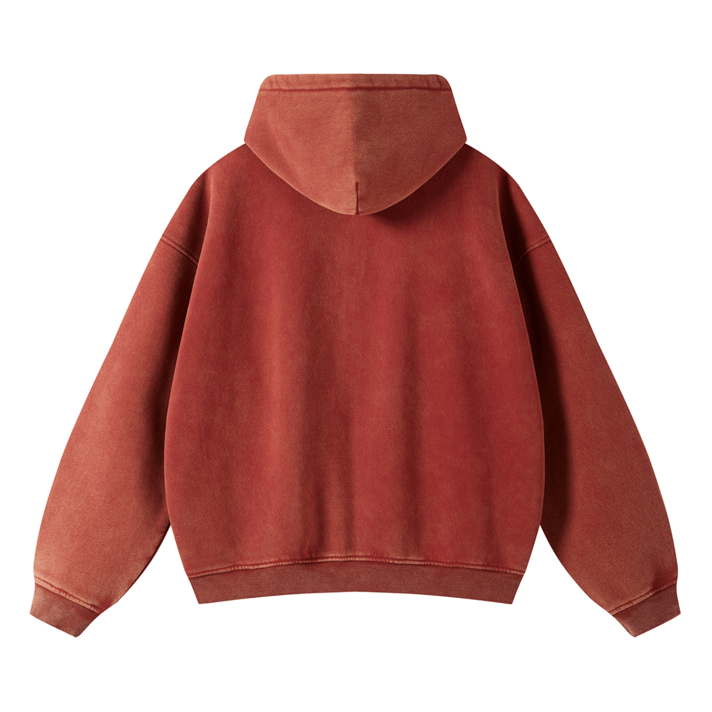 VINTAGE WASHED ZIP-UP HOODIE